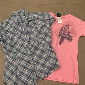 Harley-Davidson lot of 5 GUC shirts m and l